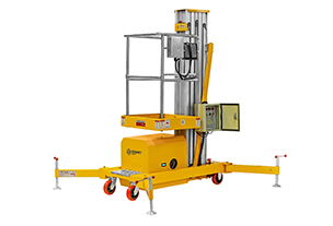 Принципы работы мачтового подъемника