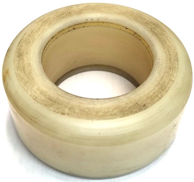 Ролик для гидравлической тележки, 80x36 мм, нейлон (без подшипника)