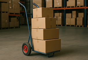 Двухколесные складские тележки