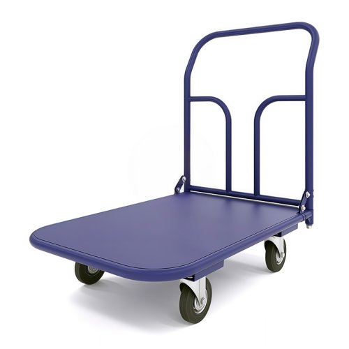 Тележка платформенная ТП 5 (г/п 450 кг, 1200x700 мм, колеса черная резина 160 мм)