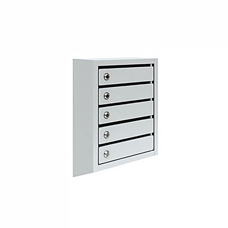 Металлический пятисекционный почтовый ящик ПМ-5 (590x385x195)