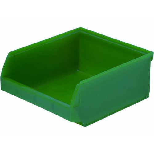 Пластиковый лоток для склада Ancona, зеленый, сплошной (107х98х47)