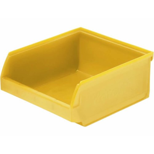 Пластиковый лоток для склада Ancona, желтый, сплошной (107х98х47)