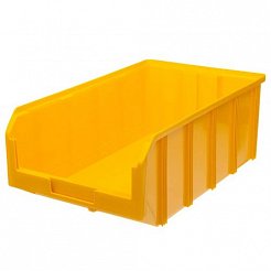 V-4 Пластиковый ящик желтый, (502х305х186) 20 литров