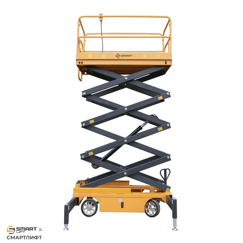 Подъемник ножничный несамоходный SJY-0.3-7 (220В; 300 кг; 7 м) СМАРТЛИФТ (SMARTLIFT) / СМАРТ (SMART) – изображение №3