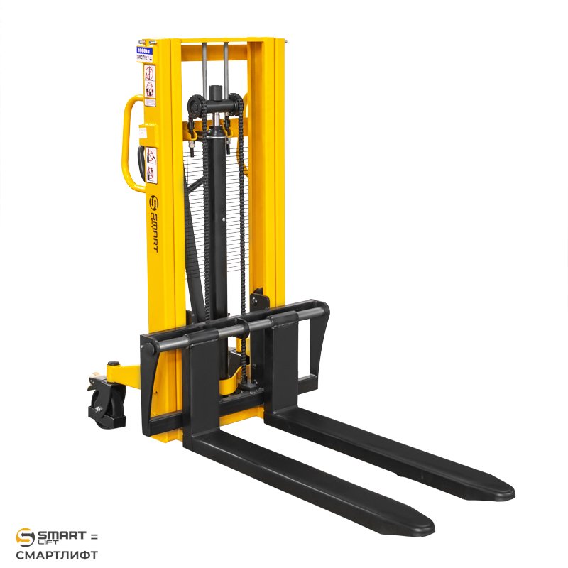 Ручной гидравлический штабелер SDA 1520 (1500 кг; 2 м; вилы 300-850 мм) SMARTLIFT (SMART)