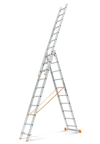 Лестница трехсекционная Гранит 3x10