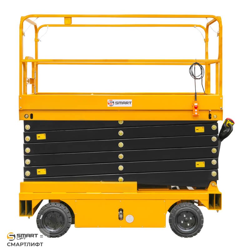Подъемник ножничный самоходный SJY-0.5-9A (500 кг; 9 м) СМАРТЛИФТ (SMARTLIFT) / СМАРТ (SMART) – изображение №7