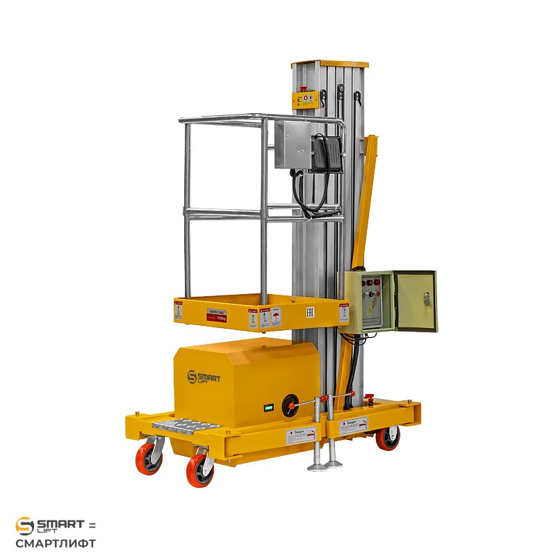 Подъемник одномачтовый GTWY 8-100 (AC&DC; 125 кг; 8 м) СМАРТЛИФТ (SMARTLIFT) / СМАРТ (SMART)