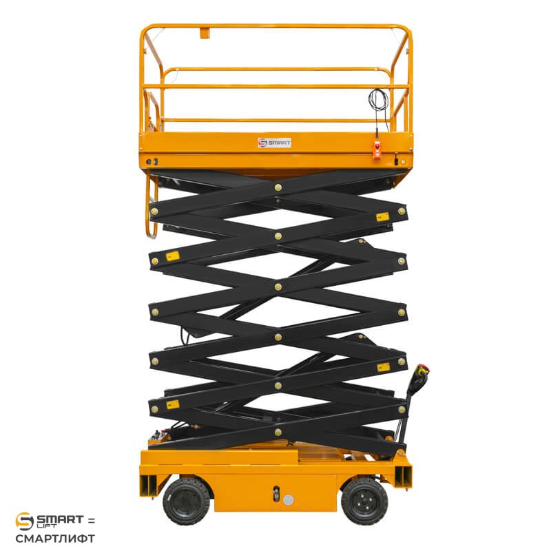 Подъемник ножничный самоходный SJY-0.5-9A (500 кг; 9 м) СМАРТЛИФТ (SMARTLIFT) / СМАРТ (SMART) – изображение №8