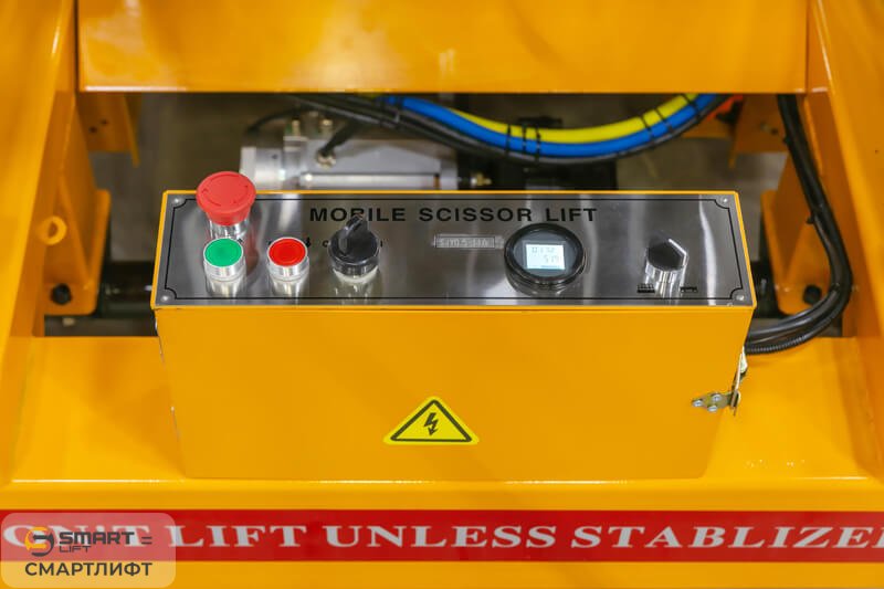 Подъемник ножничный самоходный SJY-0.5-9A (500 кг; 9 м) СМАРТЛИФТ (SMARTLIFT) / СМАРТ (SMART) – изображение №12