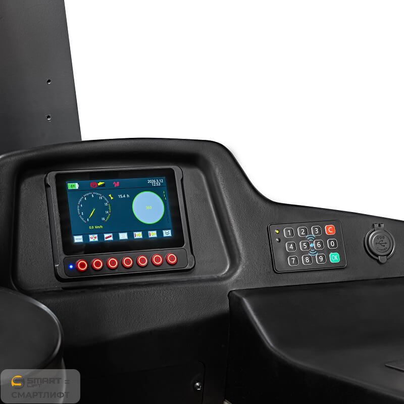 Узкопроходный ричтрак OPD15 (1500 кг; 7,4 м; 48В / 1000Ач) СМАРТЛИФТ (SMARTLIFT) – изображение №2