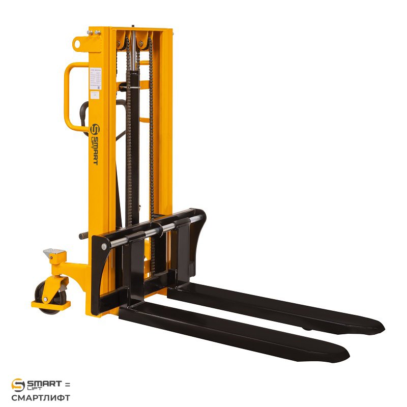 Ручной гидравлический штабелер CTY-E10-20 (1000 кг; 2 м; вилы 330-860 мм) СМАРТЛИФТ (SMARTLIFT) / СМАРТ (SMART)