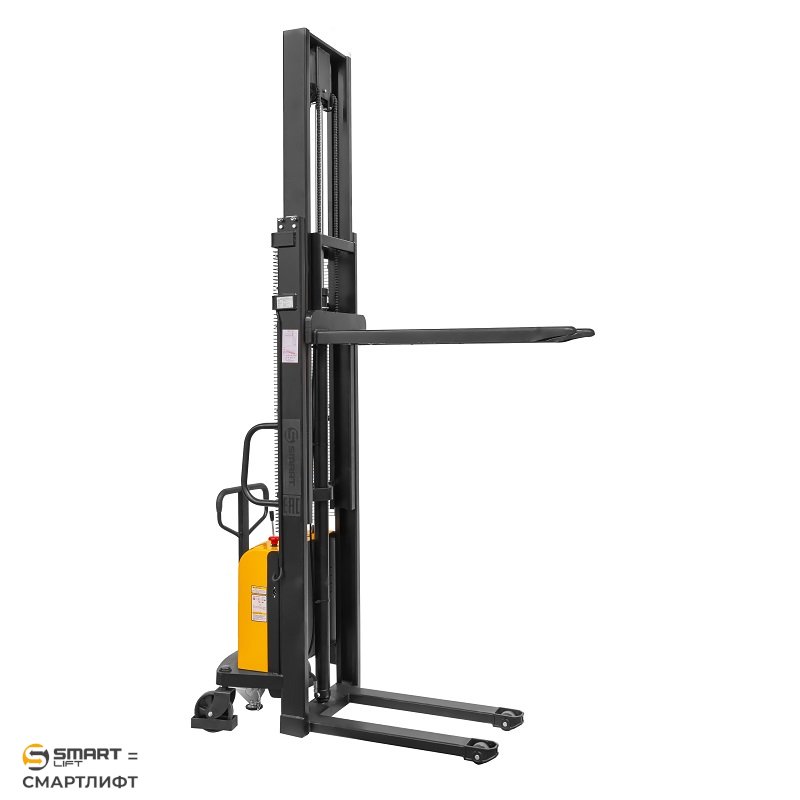 Штабелер с электроподъемом SPN 1535 (1500 кг; 3,5 м; 12В / 120Ач) СМАРТЛИФТ (SMARTLIFT) – изображение №2