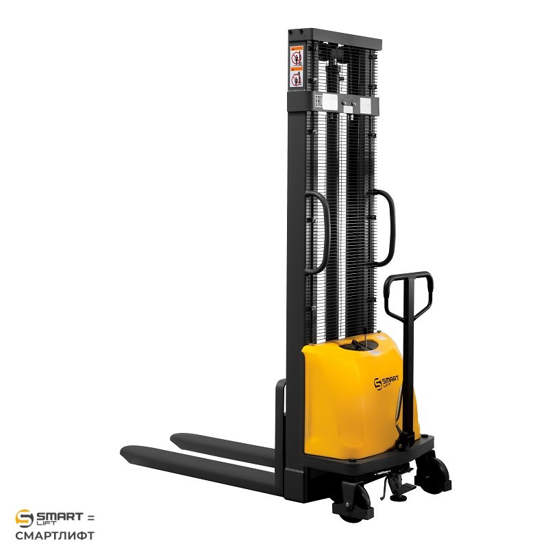 Штабелер с электроподъемом CDD15B-E (1500 кг; 3,5 м; 12В / 120Ач) СМАРТЛИФТ (SMARTLIFT) / СМАРТ (SMART)