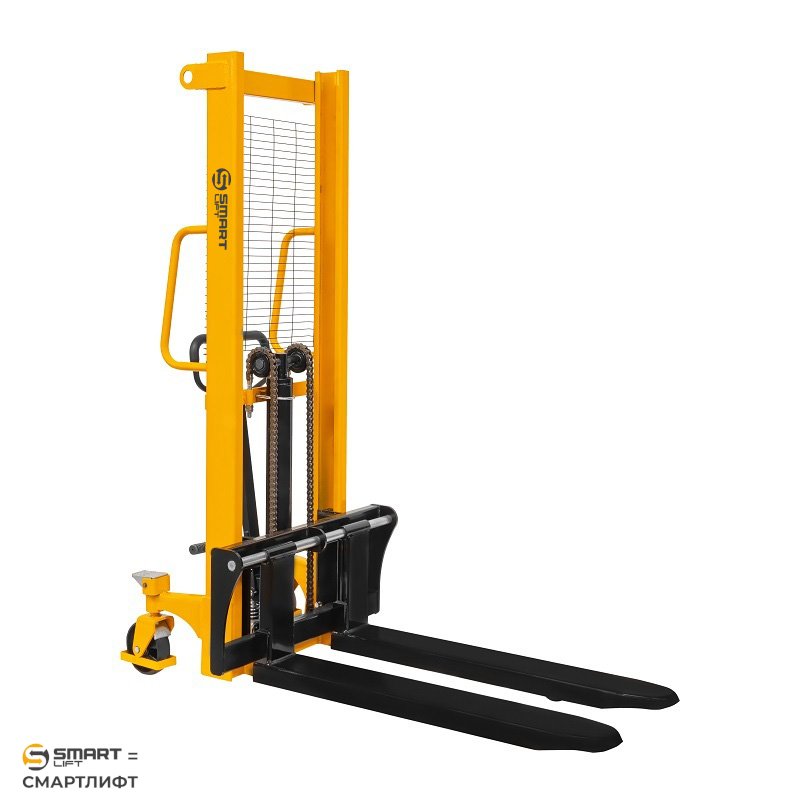Ручной гидравлический штабелер CTY-E10-16 (1000 кг; 1,6 м; вилы 330-860 мм) СМАРТЛИФТ (SMARTLIFT) / СМАРТ (SMART)