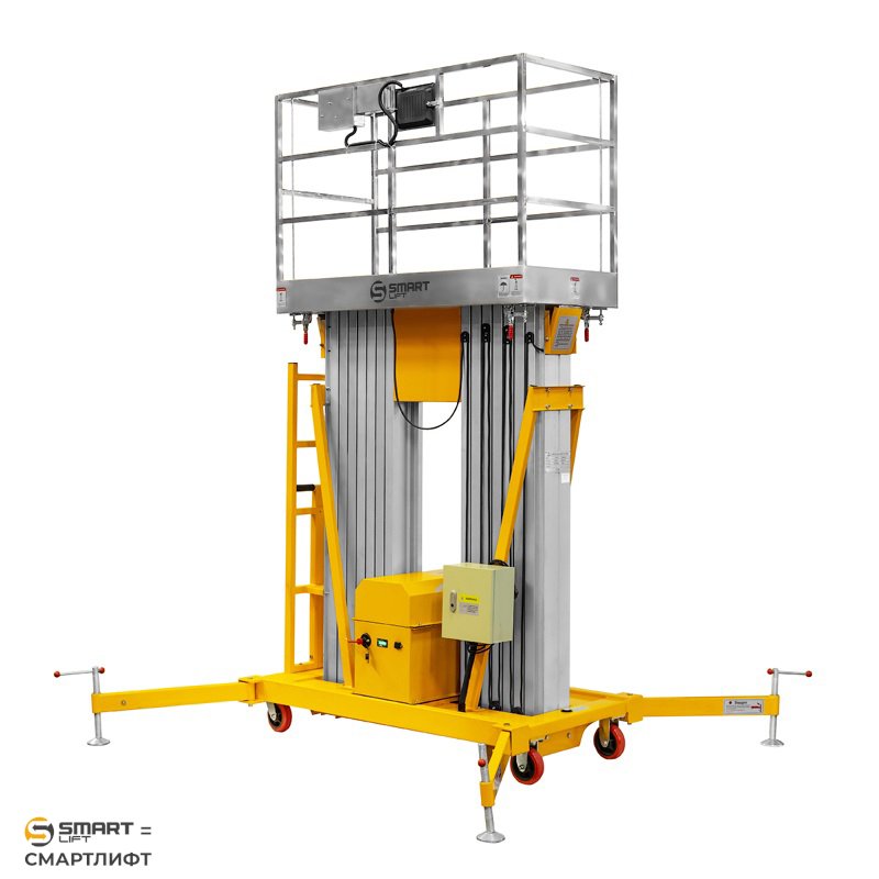 Подъемник двухмачтовый GTWY 10-200S (AC&DC; 200 кг; 10 м) СМАРТЛИФТ (SMARTLIFT) / СМАРТ (SMART)