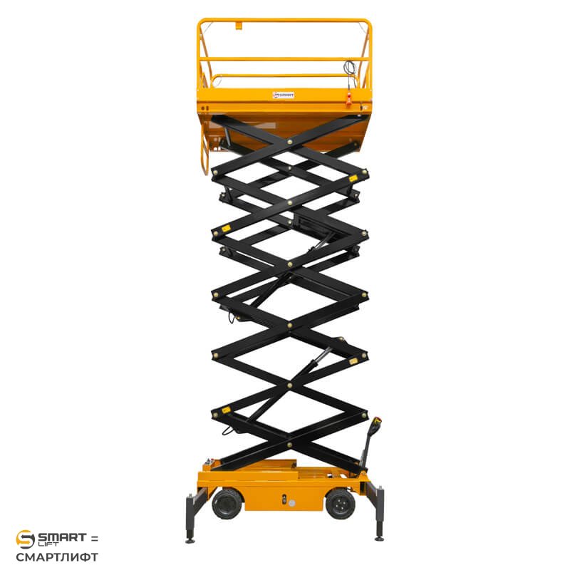 Подъемник ножничный самоходный SJY-0.5-9A (500 кг; 9 м) СМАРТЛИФТ (SMARTLIFT) / СМАРТ (SMART) – изображение №6