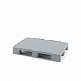 Гигиенический поддон V1 сплошной на трёx полозьяx 1200x800 серый (02.110F) – изображение №1