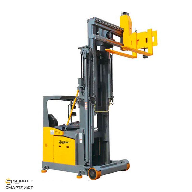 Узкопроходный ричтрак OPD15 (1500 кг; 9,5 м; 48В / 1000Ач) SMARTLIFT