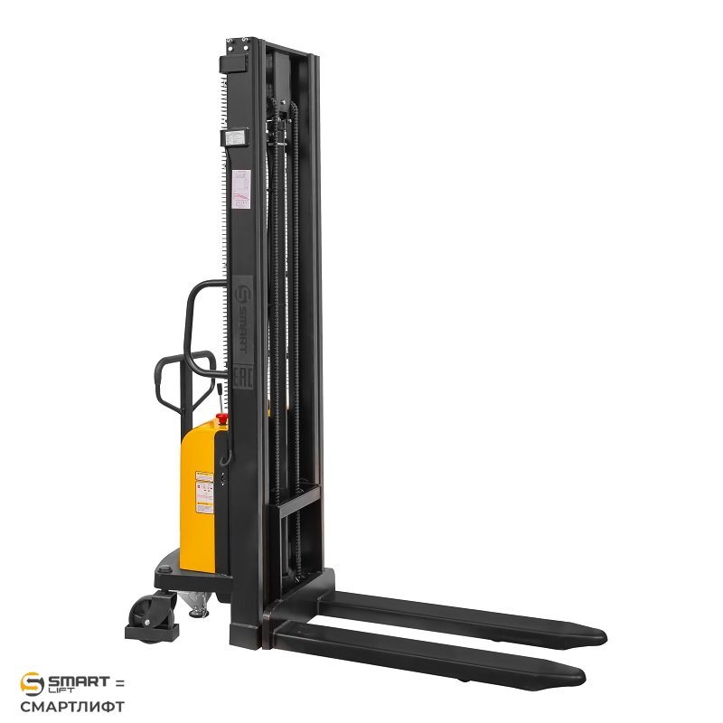 Штабелер с электроподъемом SPN 1535 (1500 кг; 3,5 м; 12В / 120Ач) СМАРТЛИФТ (SMARTLIFT)