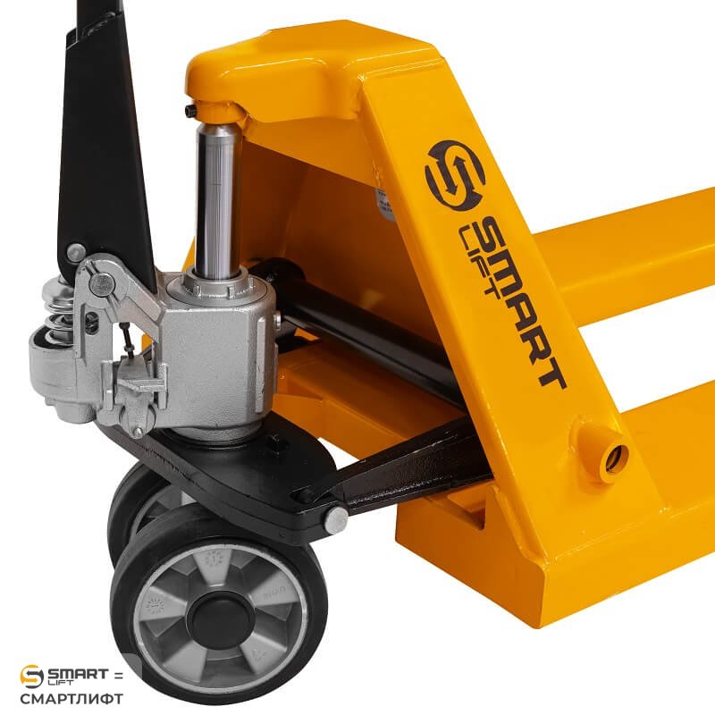 Гидравлическая тележка (рохля) SD-S (AC25, M, г/п 2500 кг, 550х800 мм, RDP, коротковильная) СМАРТЛИФТ (SMARTLIFT) / СМАРТ (SMART) – изображение №7
