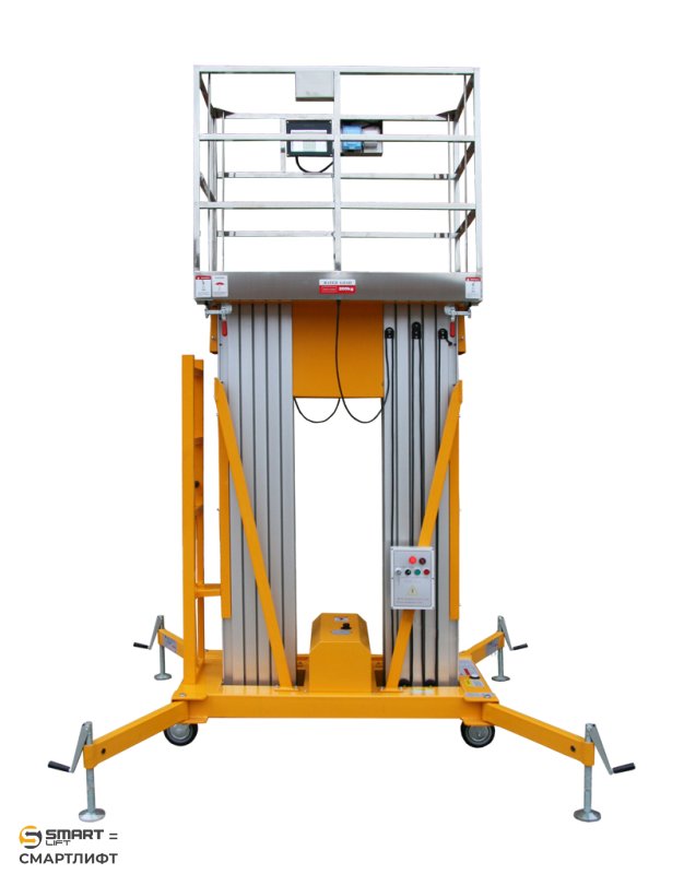 Подъемник мачтовый несамоходный GTWY 6-200S (T) (AC&DC; 200 кг; 6 м) SMARTLIFT
