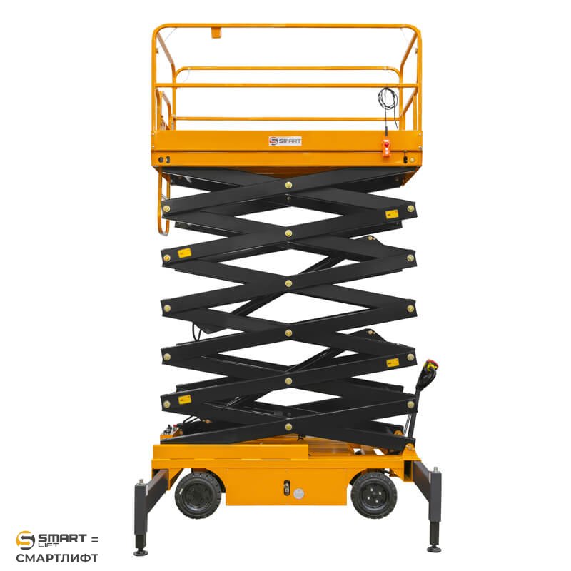 Подъемник ножничный самоходный SJY-0.5-9A (500 кг; 9 м) СМАРТЛИФТ (SMARTLIFT) / СМАРТ (SMART) – изображение №5
