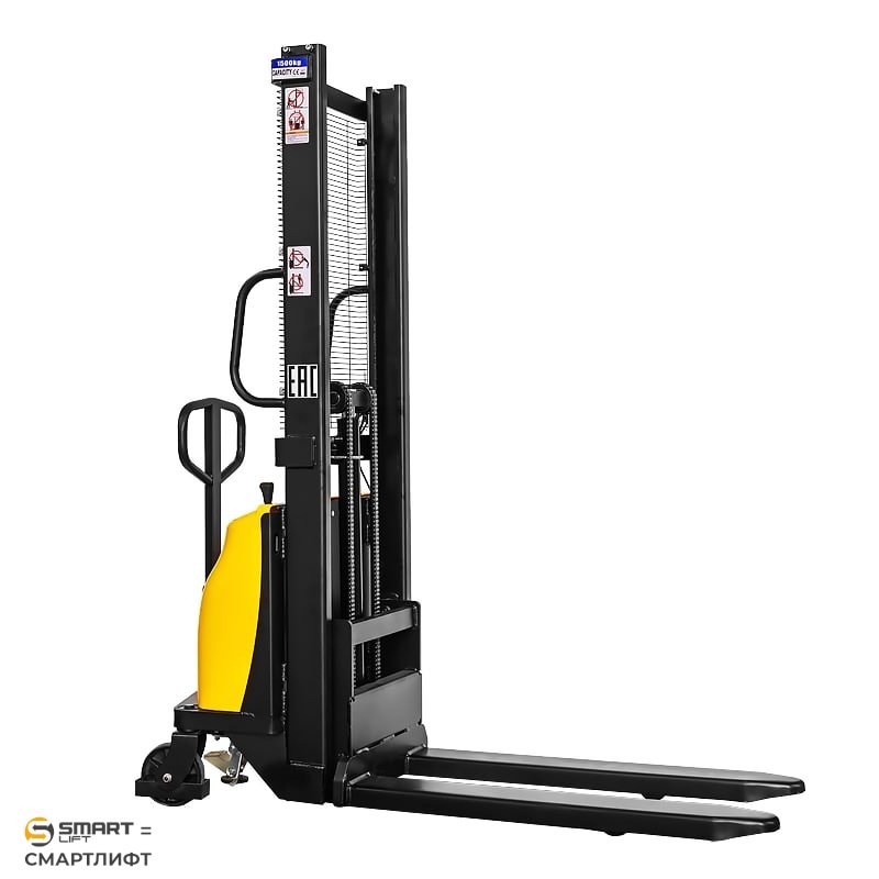 Штабелер с электроподъемом BDA 2016 (2000 кг; 1,6 м; 12В / 120Ач) СМАРТЛИФТ (SMARTLIFT) / СМАРТ (SMART)