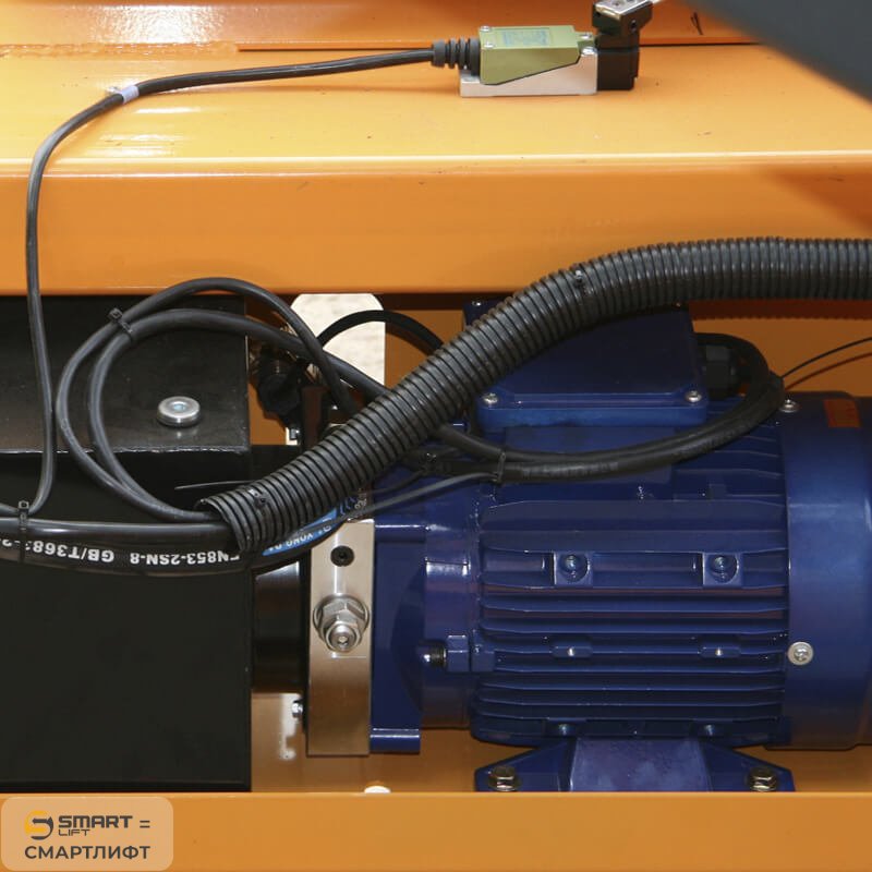Подъемник ножничный несамоходный SJY-0.5-12 (380В; 500 кг; 12 м) СМАРТЛИФТ (SMARTLIFT) / СМАРТ (SMART) – изображение №8